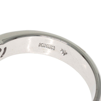 Ponte Vecchio Heart Diamond Ring K18 White Gold Ladies [Used]