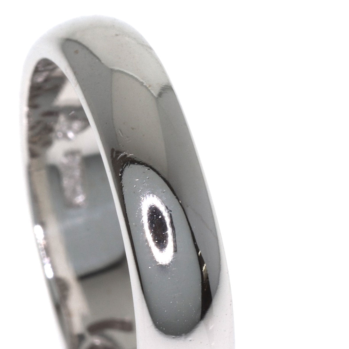 Ponte Vecchio Heart Diamond Ring K18 White Gold Ladies [Used]