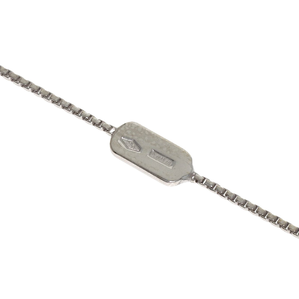 GUCCI Heart Diamond Necklace K18 White Gold Ladies [Used]
