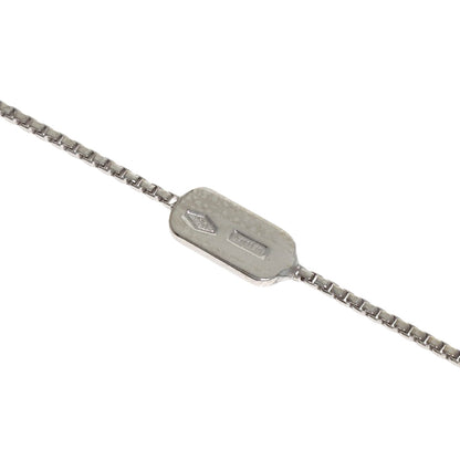 GUCCI Heart Diamond Necklace K18 White Gold Ladies [Used]