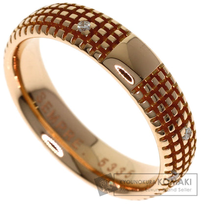 Damiani Metropolitan Diamond Ring K18 Pink Gold Ladies [Used]