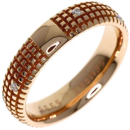 Damiani Metropolitan Diamond Ring K18 Pink Gold Ladies [Used]