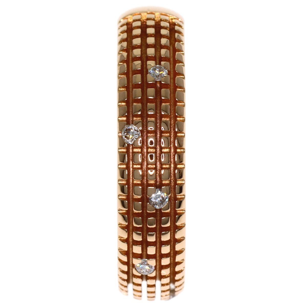 Damiani Metropolitan Diamond Ring K18 Pink Gold Ladies [Used]