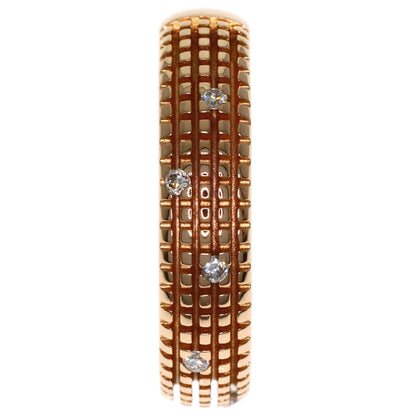 Damiani Metropolitan Diamond Ring K18 Pink Gold Ladies [Used]