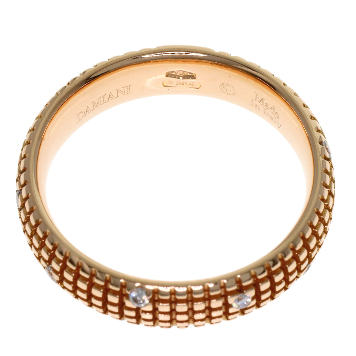 Damiani Metropolitan Diamond Ring K18 Pink Gold Ladies [Used]