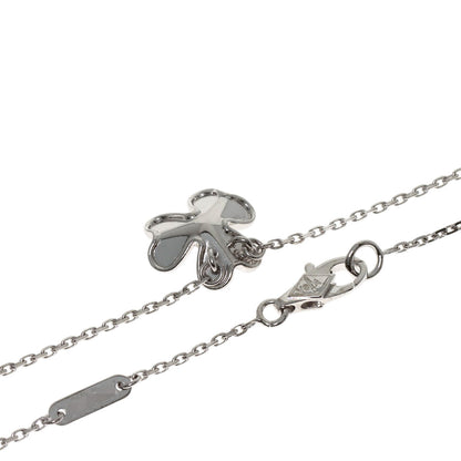 Van Cleef & Arpels Frivole Mini Diamond Necklace K18 White Gold Ladies [Used]