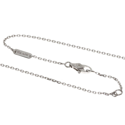 Van Cleef & Arpels Frivole Mini Diamond Necklace K18 White Gold Ladies [Used]