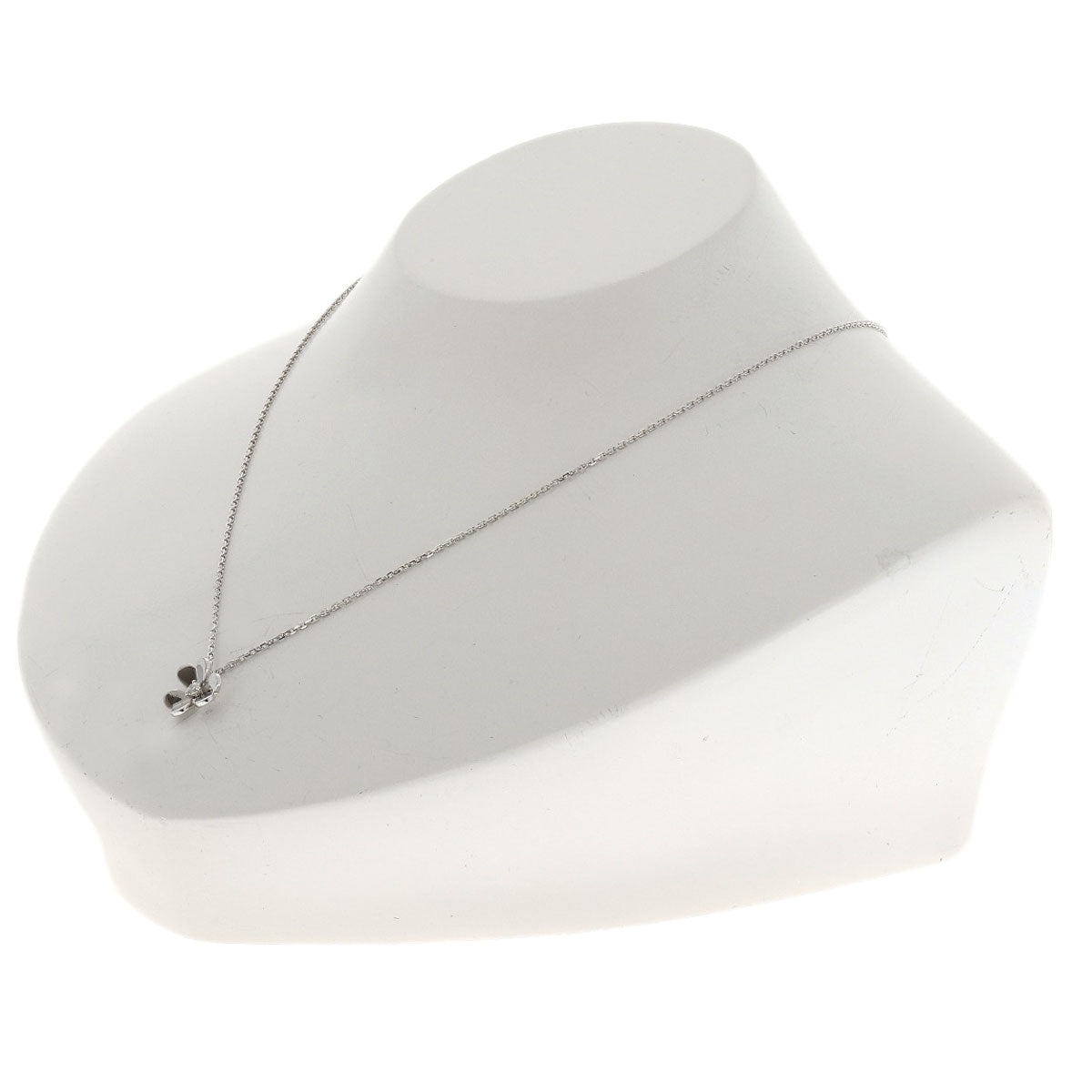Van Cleef & Arpels Frivole Mini Diamond Necklace K18 White Gold Ladies [Used]