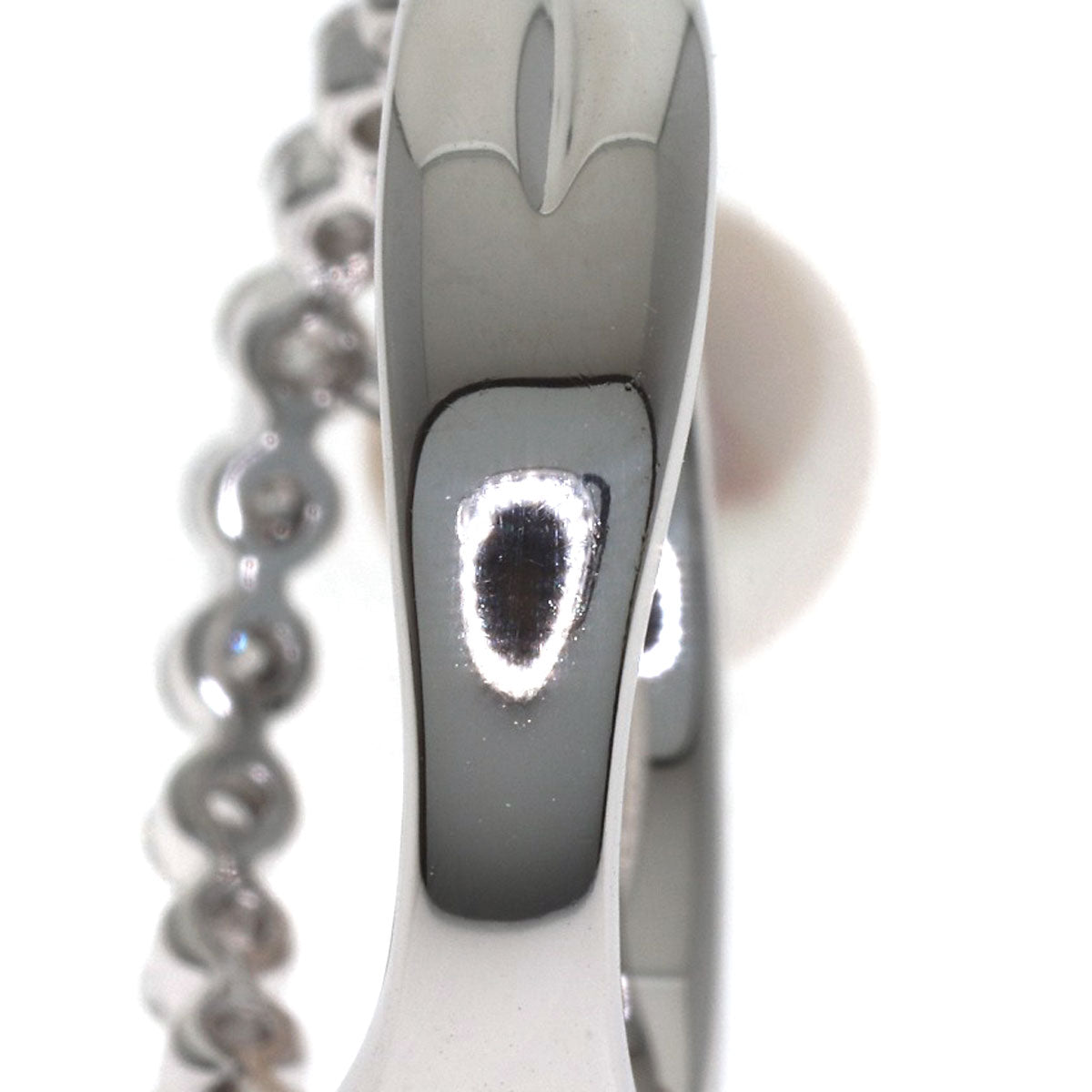 TASAKI Pearl Pearl Diamond Ring Platinum PT900 Ladies [Used]