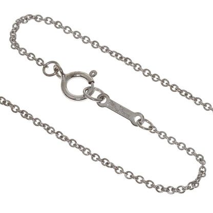 TIFFANY&Co. Double Loving Heart Diamond Necklace K18 White Gold Ladies [Used]