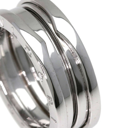 BVLGARI B.zero1 2 band #55 Ring K18 White Gold Ladies [Used]