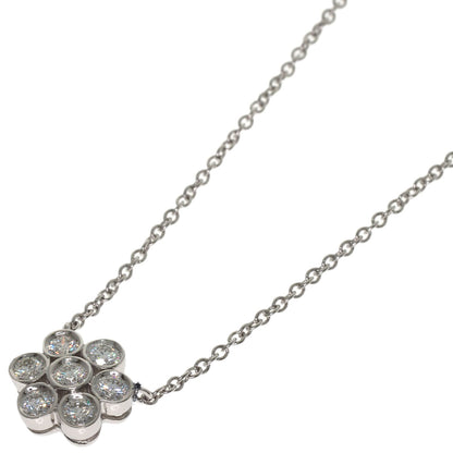 TIFFANY&Co. Garden Flower Diamond Necklace Platinum PT950 Ladies [Used]