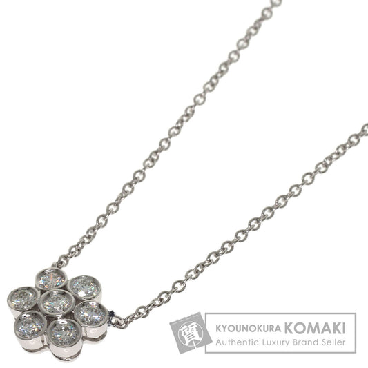 TIFFANY&Co. Garden Flower Diamond Necklace Platinum PT950 Ladies [Used]