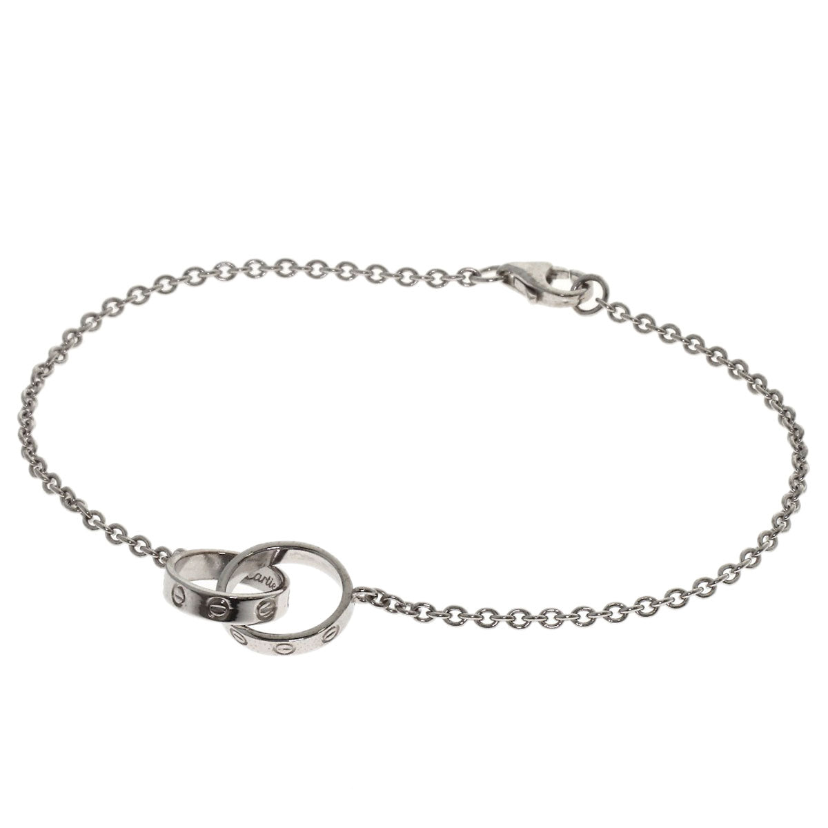 CARTIER Baby love Bracelet K18 White Gold Ladies [Used]