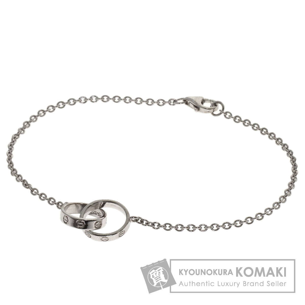 CARTIER Baby love Bracelet K18 White Gold Ladies [Used]