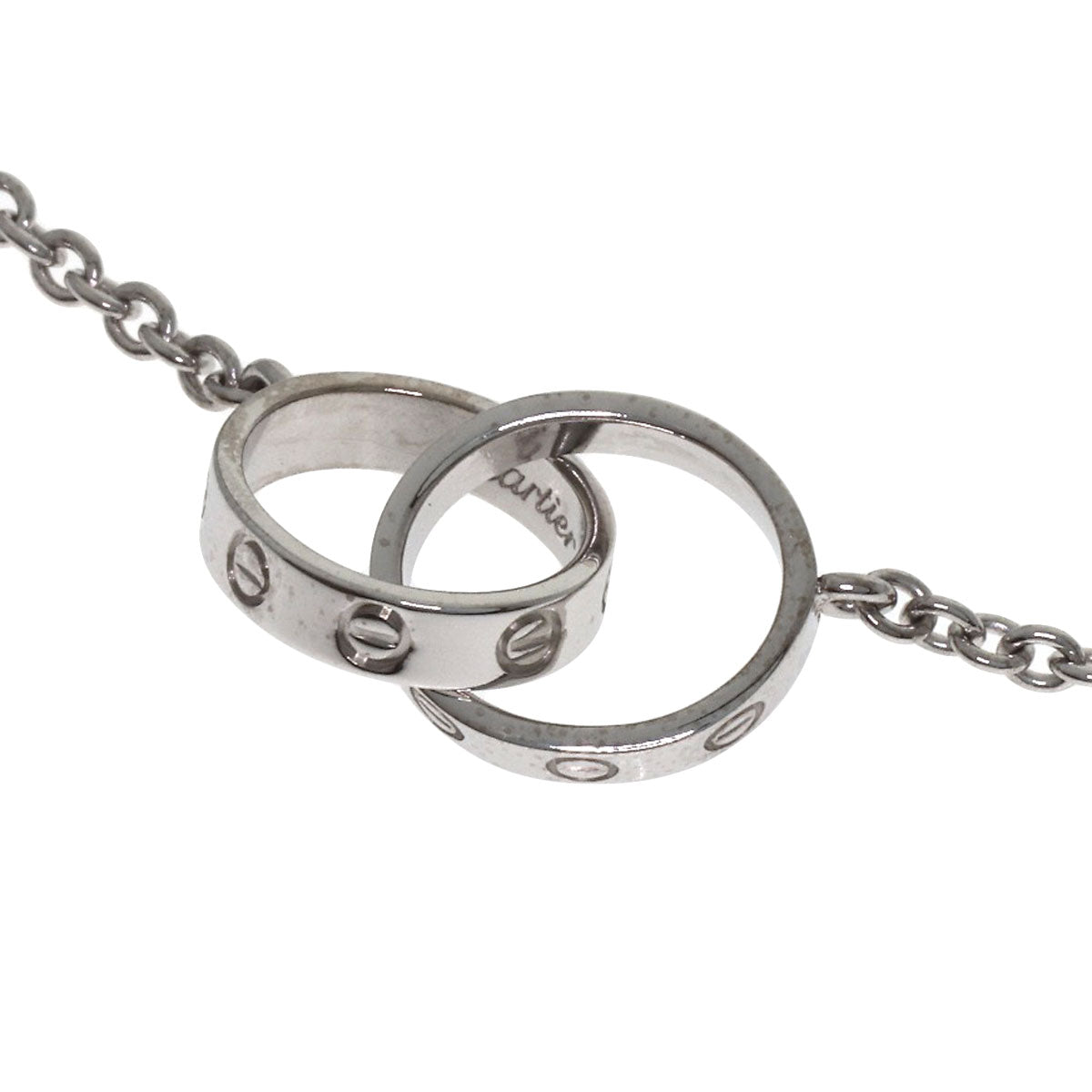 CARTIER Baby love Bracelet K18 White Gold Ladies [Used]