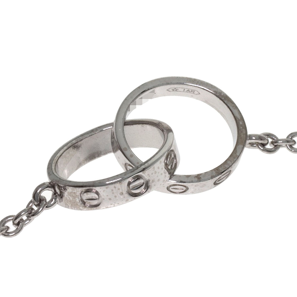 CARTIER Baby love Bracelet K18 White Gold Ladies [Used]