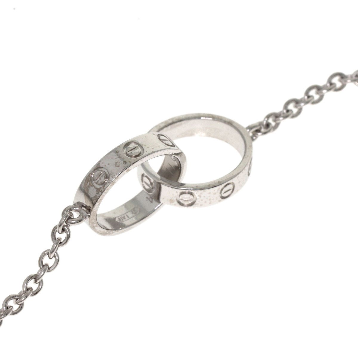 CARTIER Baby love Bracelet K18 White Gold Ladies [Used]