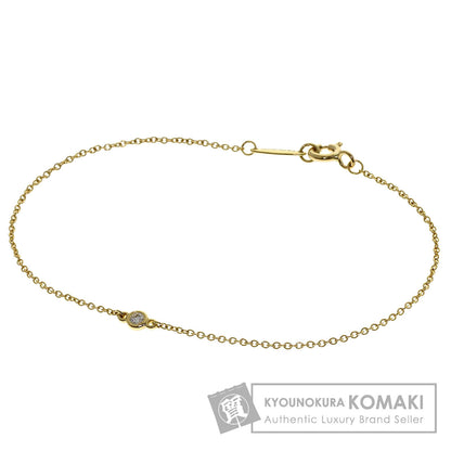 TIFFANY&Co. By The Yard 1P Diamond Bracelet K18 Yellow Gold Ladies [Used]