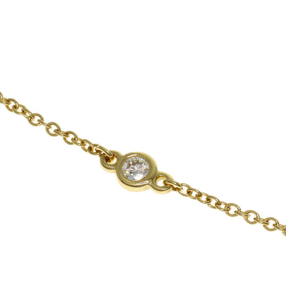 TIFFANY&Co. By The Yard 1P Diamond Bracelet K18 Yellow Gold Ladies [Used]