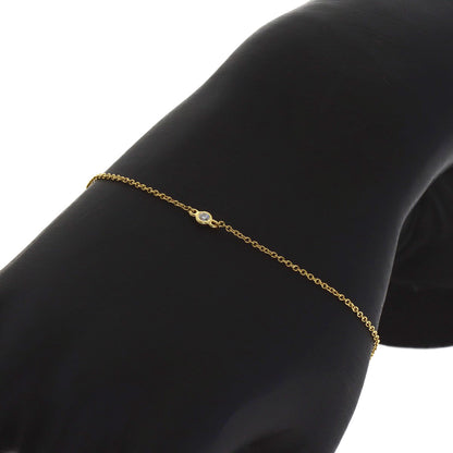 TIFFANY&Co. By The Yard 1P Diamond Bracelet K18 Yellow Gold Ladies [Used]