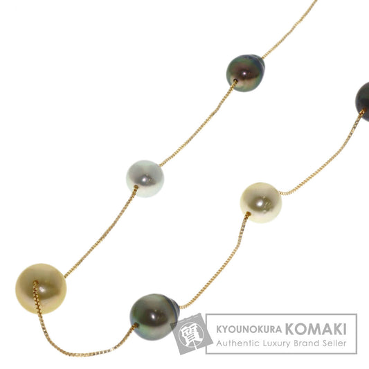 TASAKI Station Baroque Pearl Necklace K18 Yellow Gold Ladies [Used]
