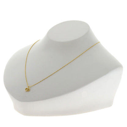 GUCCI GG Running Blue Topaz Necklace K18 Yellow Gold Ladies [Used]