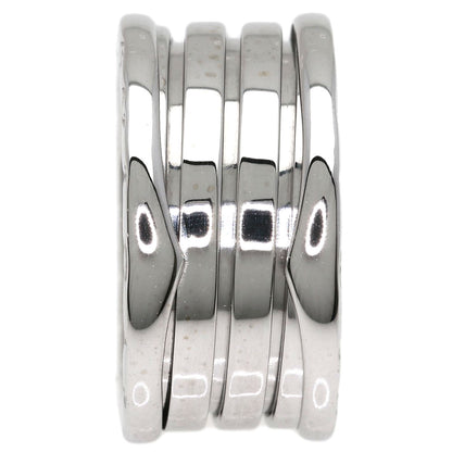 BVLGARI B.zero1 4 Band #53 Ring K18 White Gold Ladies [Used]