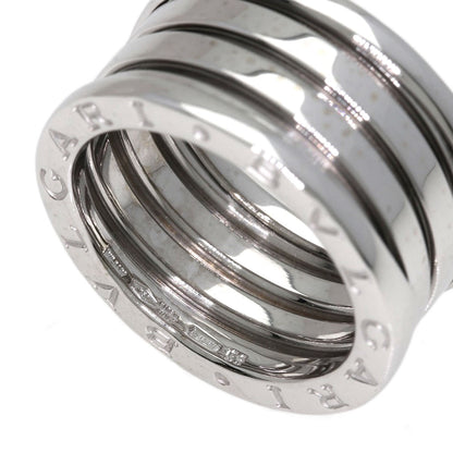 BVLGARI B.zero1 4 Band #53 Ring K18 White Gold Ladies [Used]