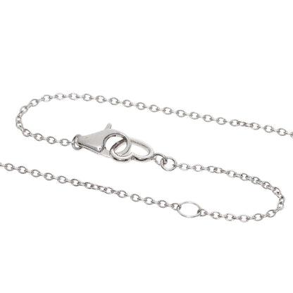 Ponte Vecchio Initial Y Diamond Necklace K18 White Gold Ladies [Used]