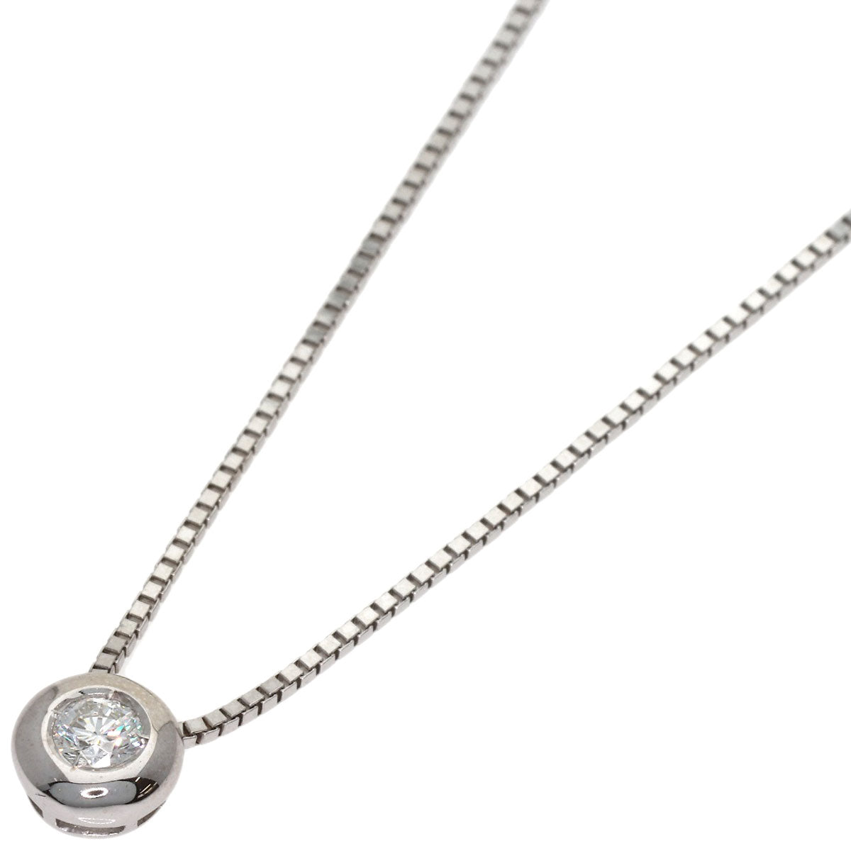 Damiani Diamond Necklace K18 White Gold Ladies [Used]
