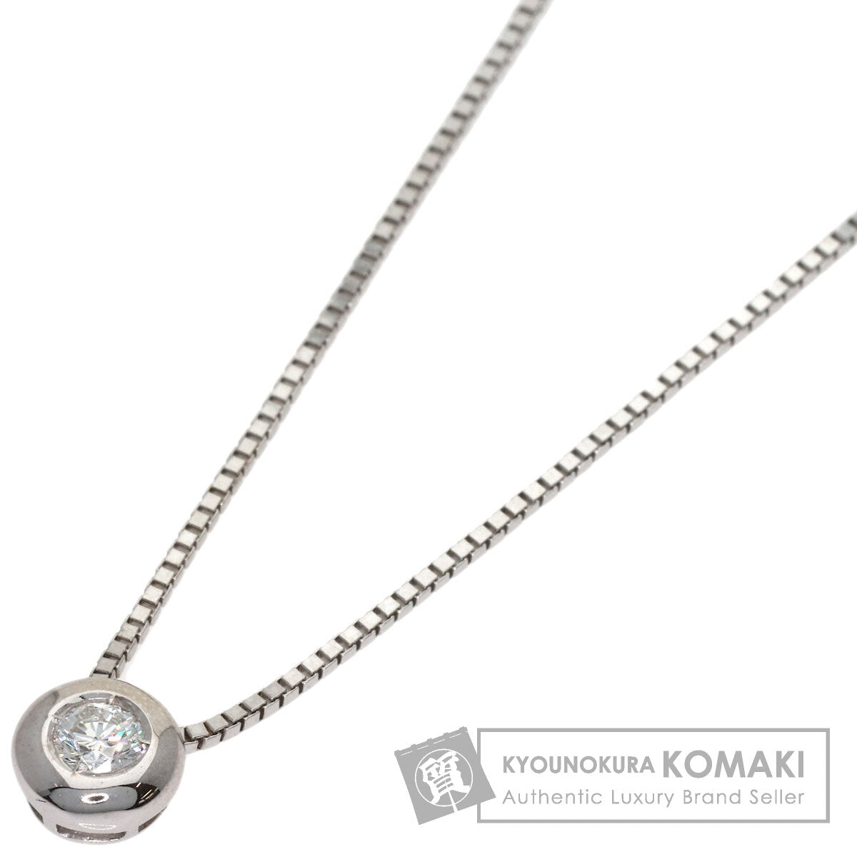 Damiani Diamond Necklace K18 White Gold Ladies [Used]