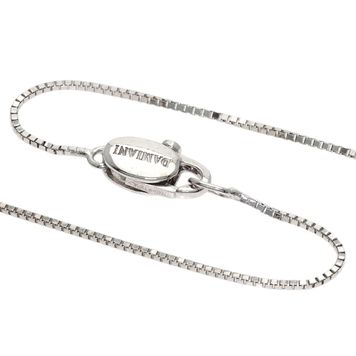 Damiani Diamond Necklace K18 White Gold Ladies [Used]