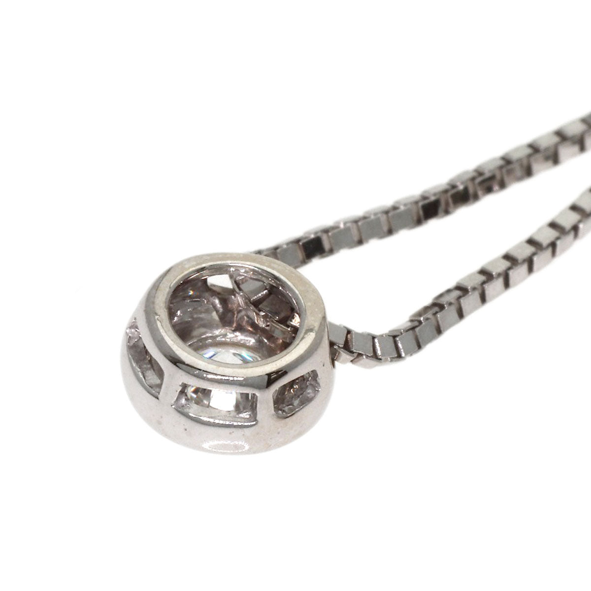 Damiani Diamond Necklace K18 White Gold Ladies [Used]