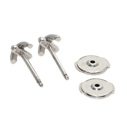 TIFFANY&Co. Cross Signature Diamond earring Platinum PT950 Ladies [Used]