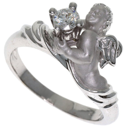 Carrera y Carrera Angel 1P Diamond Ring K18 White Gold Ladies [Used]