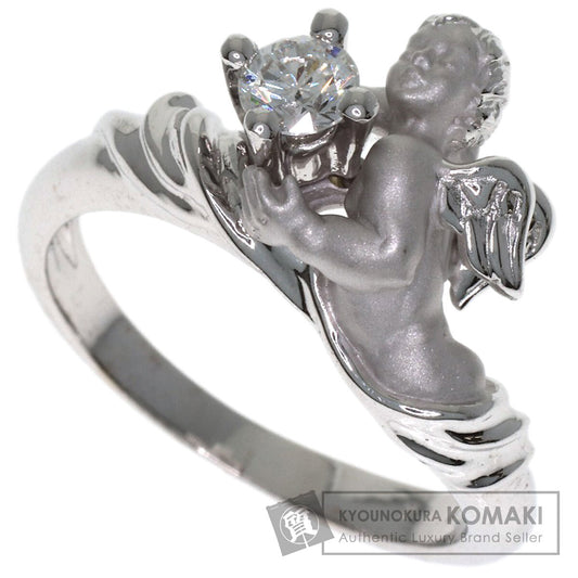 Carrera y Carrera Angel 1P Diamond Ring K18 White Gold Ladies [Used]