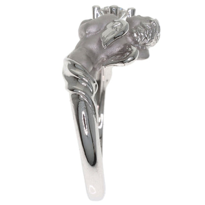 Carrera y Carrera Angel 1P Diamond Ring K18 White Gold Ladies [Used]