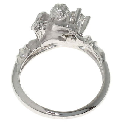 Carrera y Carrera Angel 1P Diamond Ring K18 White Gold Ladies [Used]