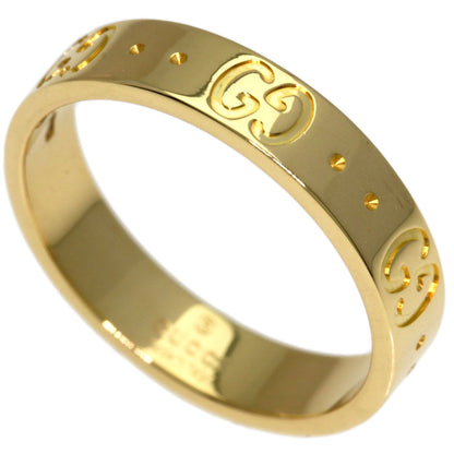 GUCCI Icon # 13 Ring K18 Yellow Gold Ladies [Used]