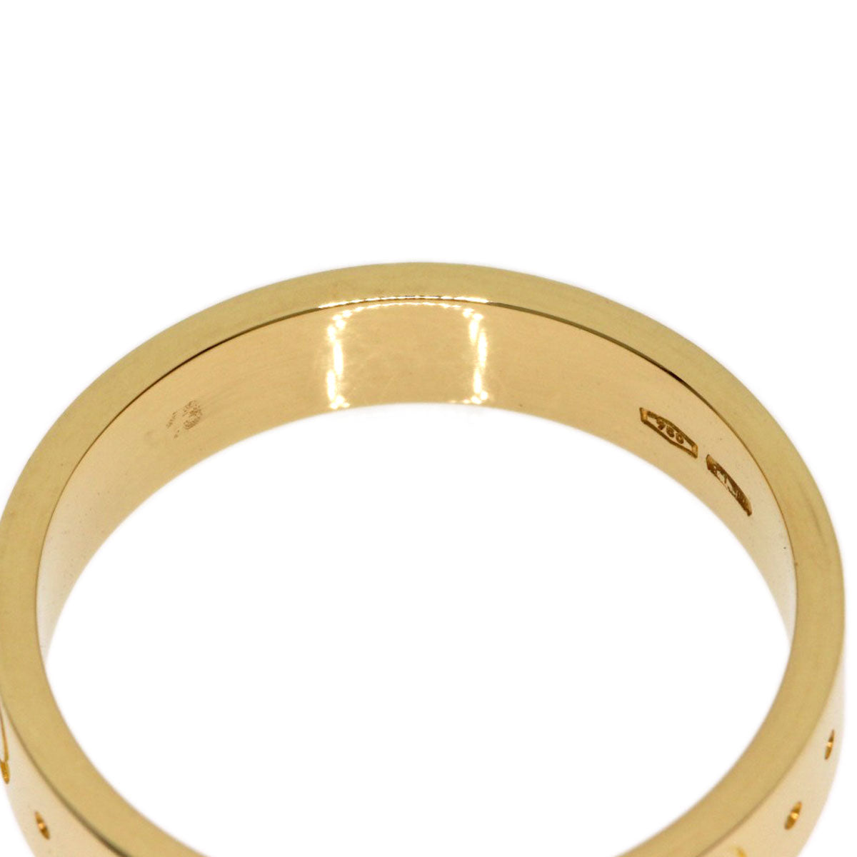 GUCCI Icon # 13 Ring K18 Yellow Gold Ladies [Used]