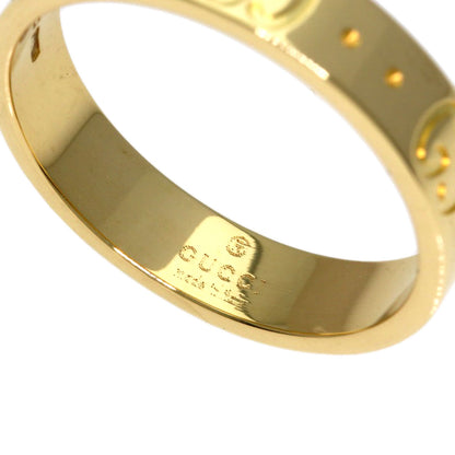 GUCCI Icon # 13 Ring K18 Yellow Gold Ladies [Used]