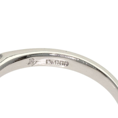 Ponte Vecchio Heart Diamond Ring Platinum PT900 Ladies [Used]