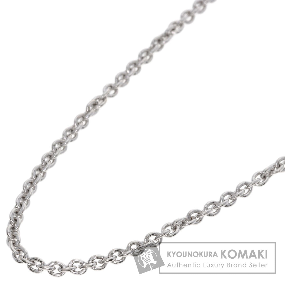 BVLGARI Chain 15.7" Necklace K18 White Gold Ladies [Used]