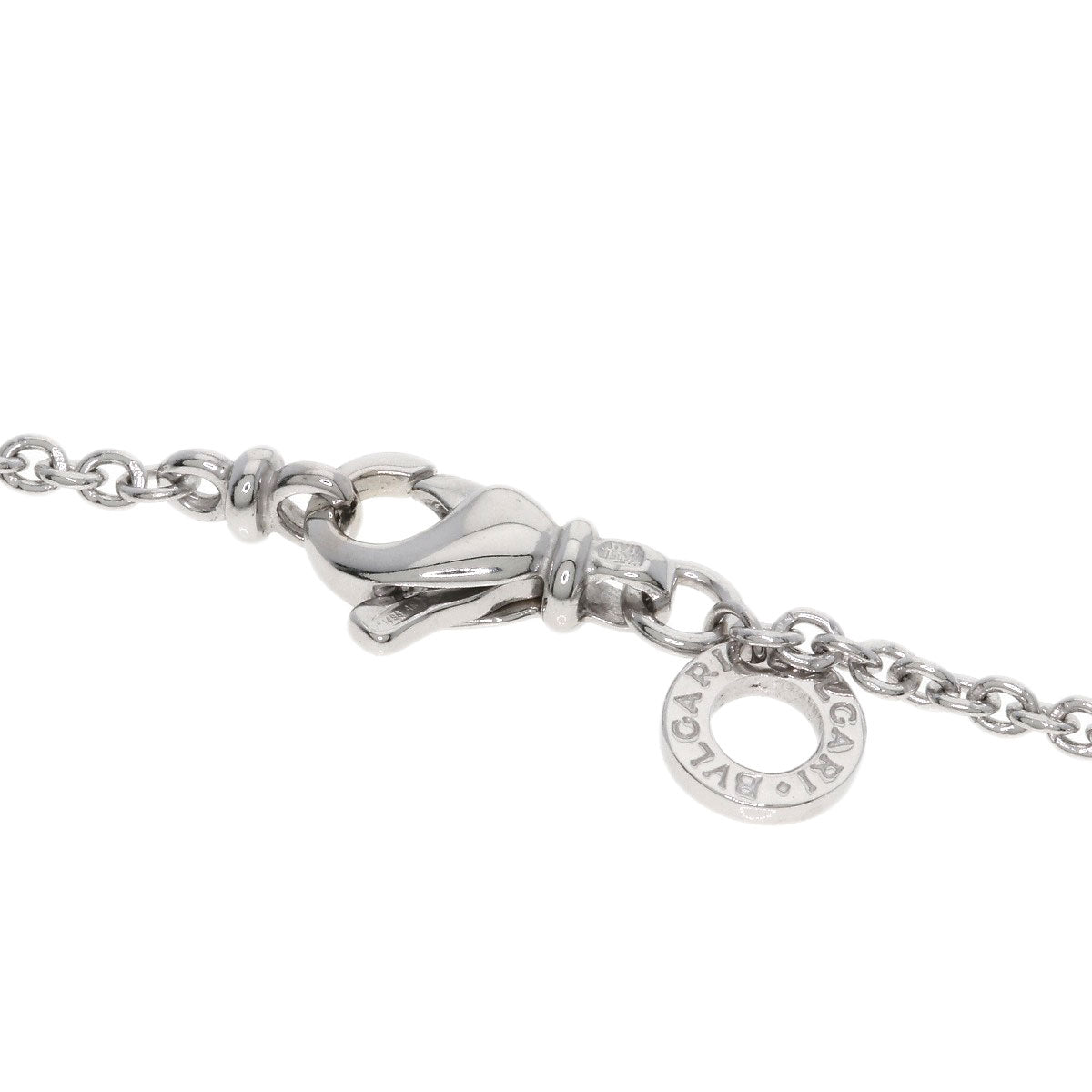 BVLGARI Chain 15.7" Necklace K18 White Gold Ladies [Used]