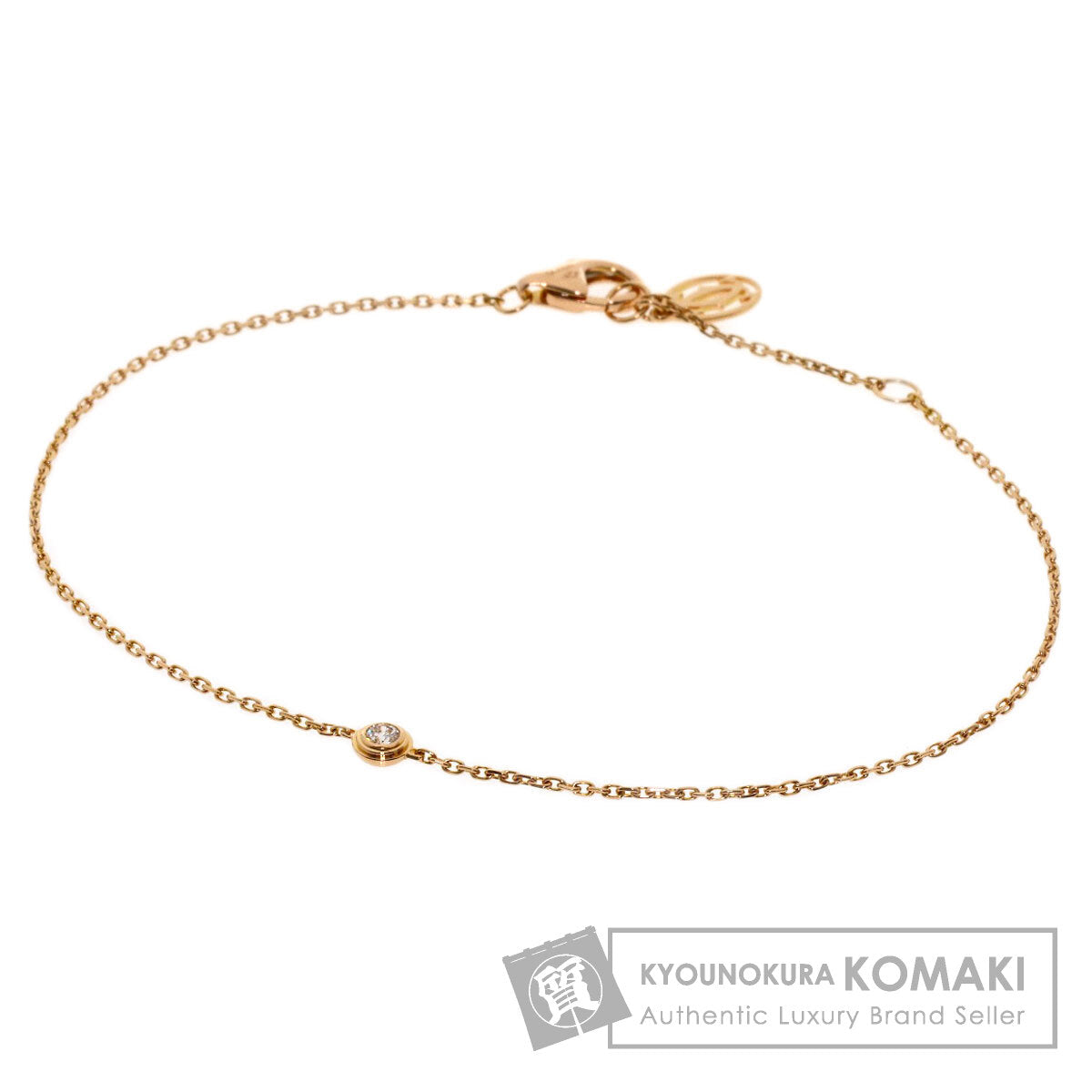 CARTIER Damour Diamant Léger Mini Diamond Bracelet K18 Pink Gold Ladies [Used]