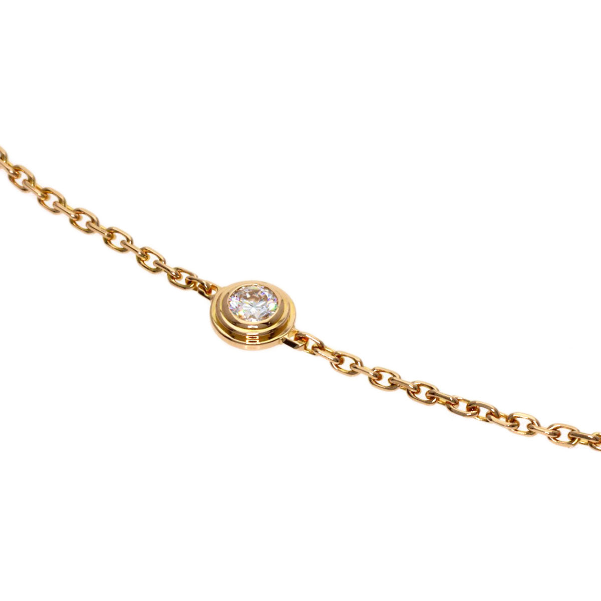 CARTIER Damour Diamant Léger Mini Diamond Bracelet K18 Pink Gold Ladies [Used]