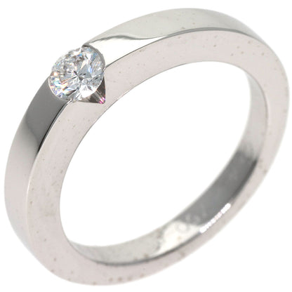 CARTIER Date with Diamond #50 Ring K18 White Gold Ladies [Used]