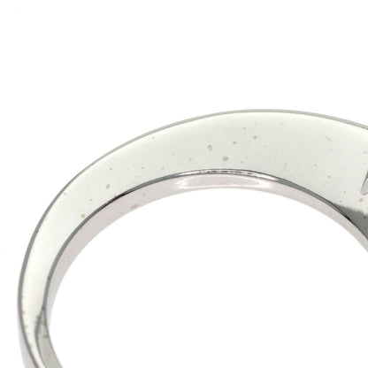 CARTIER Date with Diamond #50 Ring K18 White Gold Ladies [Used]