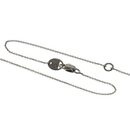 Damiani Metropolitan Dream Diamond Black Burnished Finish Necklace K18 White Gold Ladies [Used]